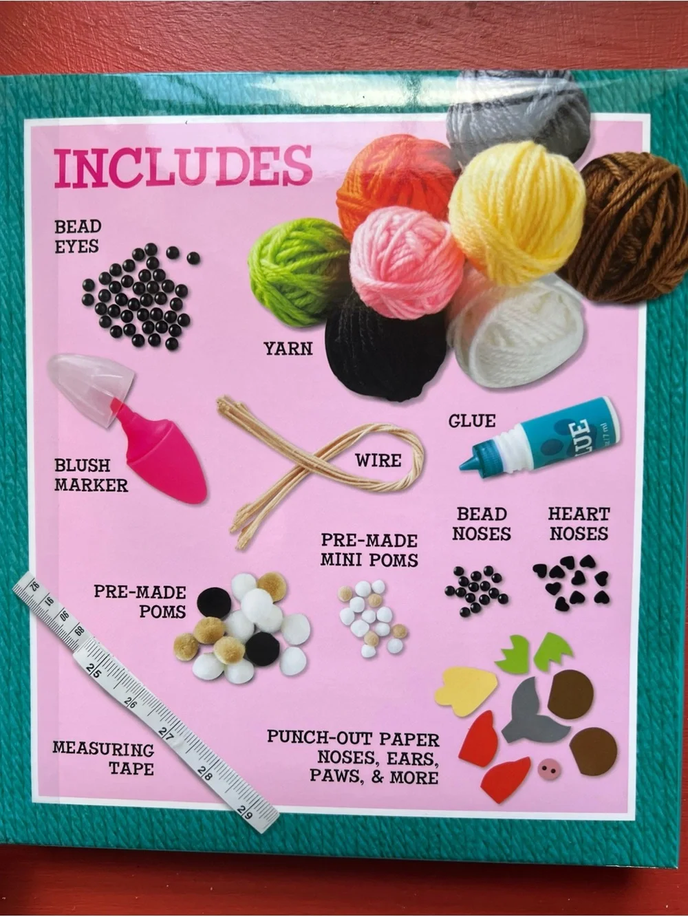 Mini Pom-Pom Pets Craft Book – Colorful Pom-Pom Animals #craftcore